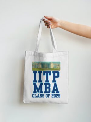 IITP MBA C25 WHITE TOTE BAG NON ZIPPER