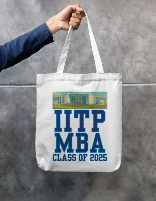 IITP MBA C25 COLOR TOTE BAG WITH ZIPPER