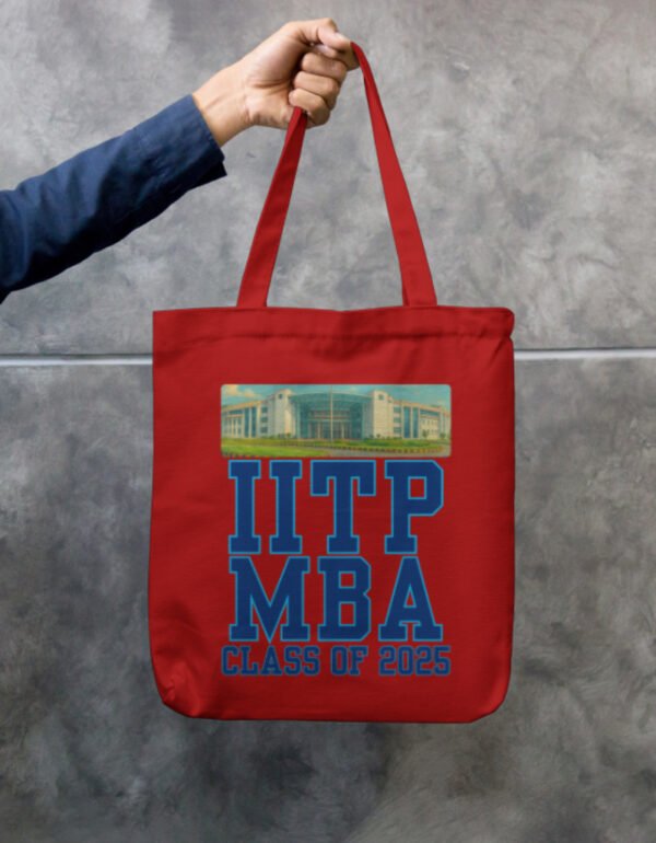 IITP MBA C25 COLOR TOTE BAG WITH ZIPPER