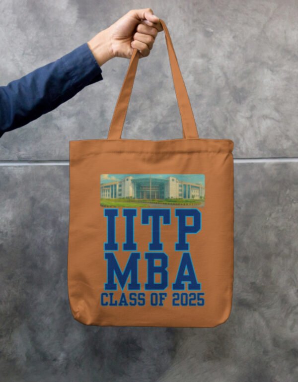 IITP MBA C25 COLOR TOTE BAG WITH ZIPPER