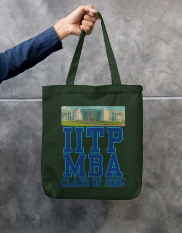 IITP MBA C25 COLOR TOTE BAG WITH ZIPPER